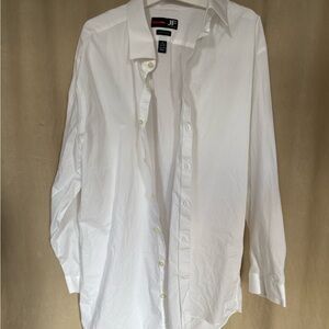 JF J.Ferrar Classic White Dress Shirt 17 32/33